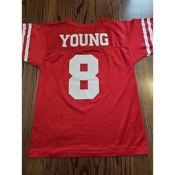 Steve Young San Francisco 49ers Jersey Youth Medium 10-12 Football Boys - Picture 1 of 8